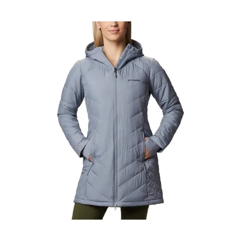 Columbia Women's Heavenly Long Hooded Jacket - Tradewinds Grey