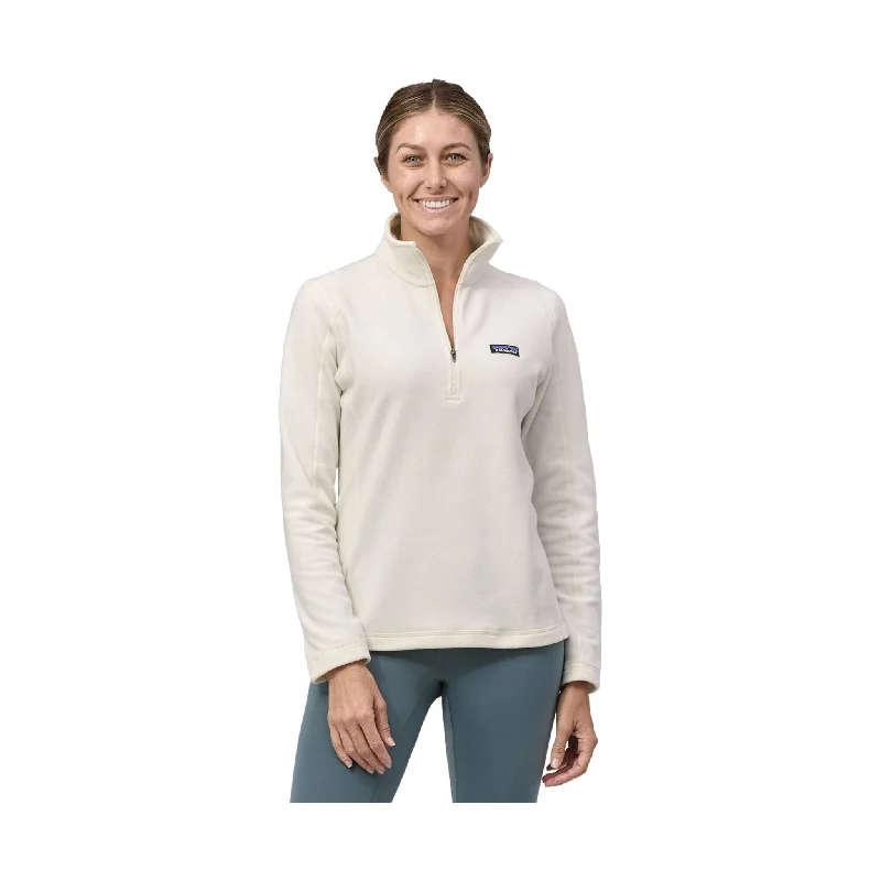 Patagonia Women's Micro D Quarter Zip Fleece - Birch White