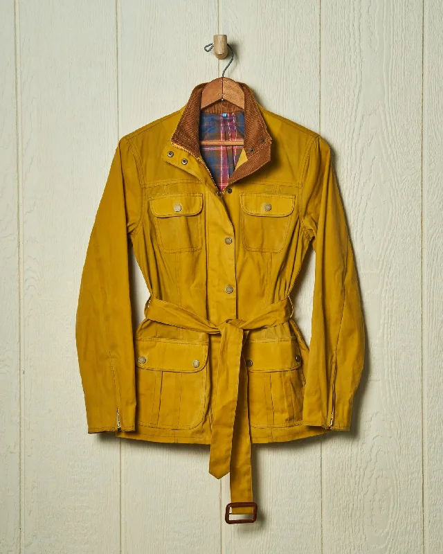 Women’s Aberdeen Jacket in Goldenrod Waxed Canvas