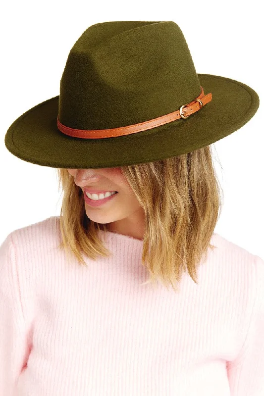 Belt Point Fedora Hat