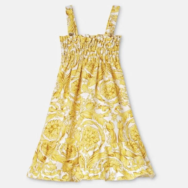 Yellow Barocco Dress