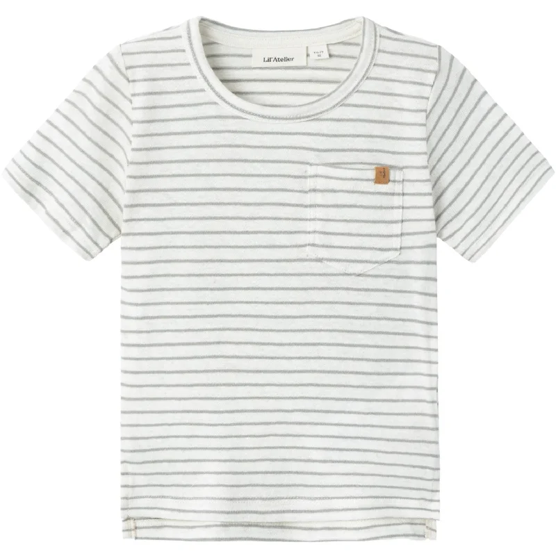 Lil'Atelier Limestone Coconut Milk Hektor T-shirt