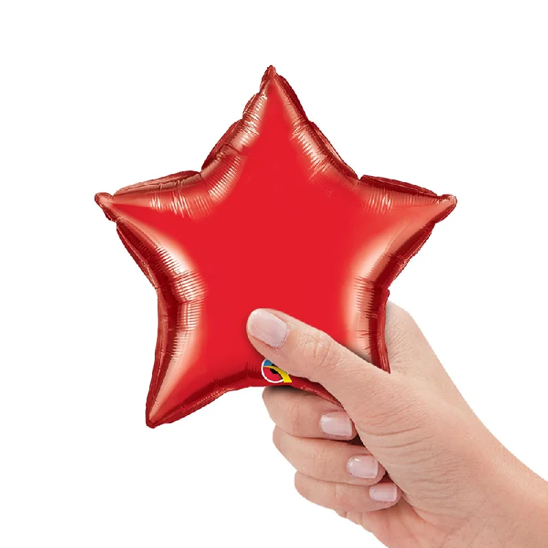 9 inch STAR - RUBY RED (AIR-FILL ONLY)