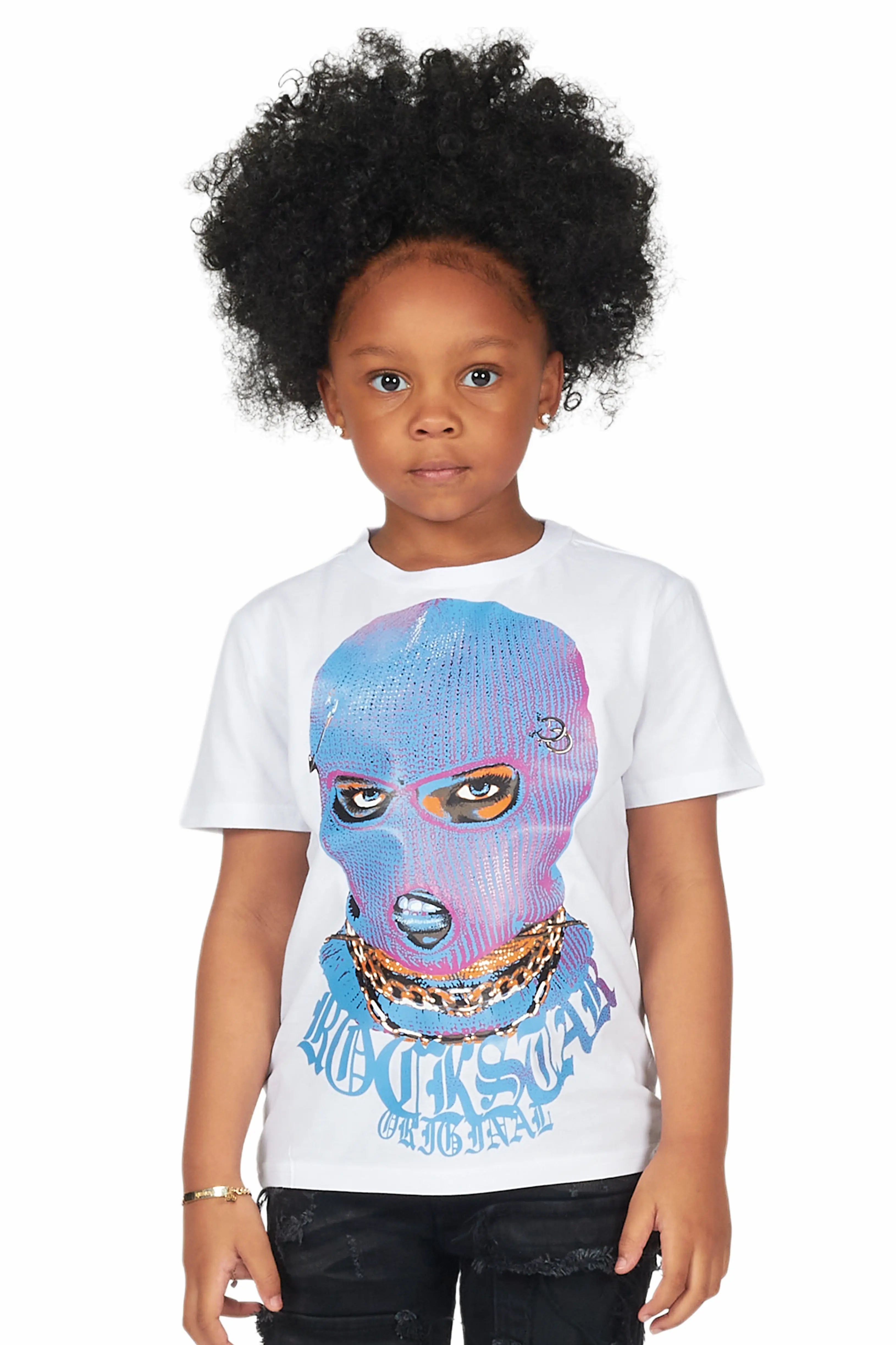 Girls Serilda White Graphic T-Shirt