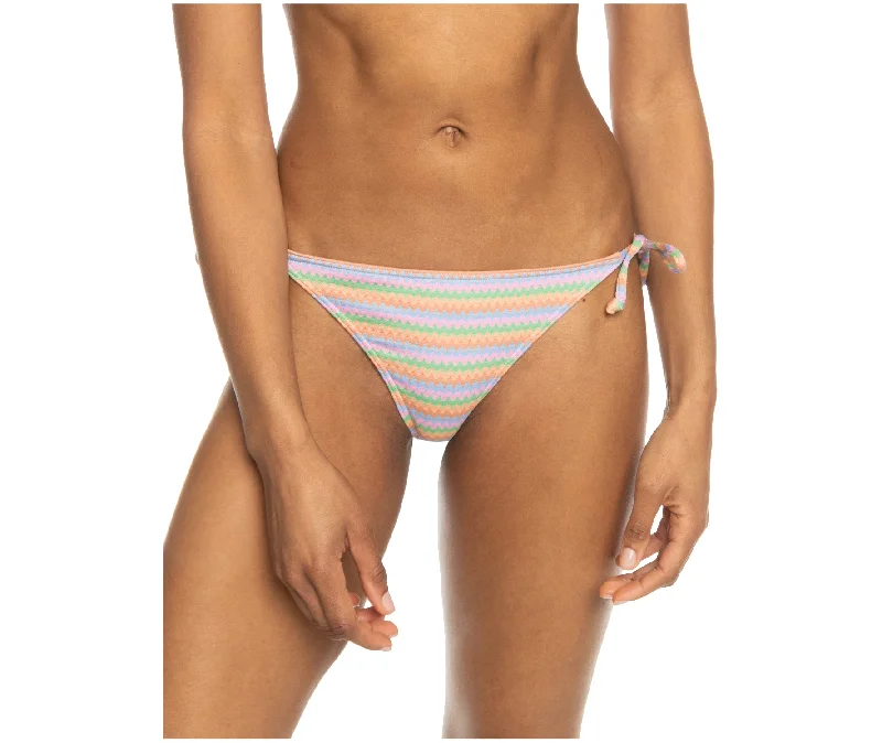 Roxy Wavy Stripe Cheeky Tie Side Bottom