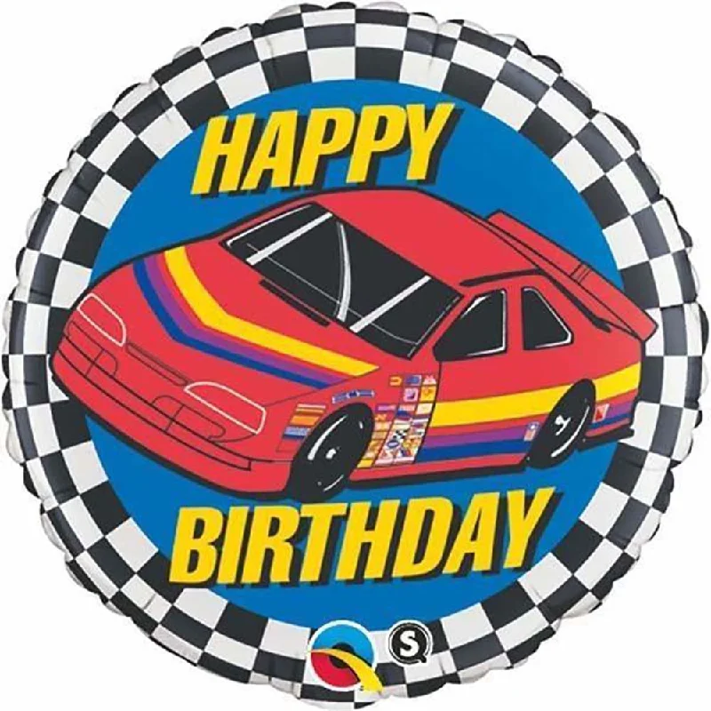 18 inch HAPPY BIRTHDAY RACE CAR