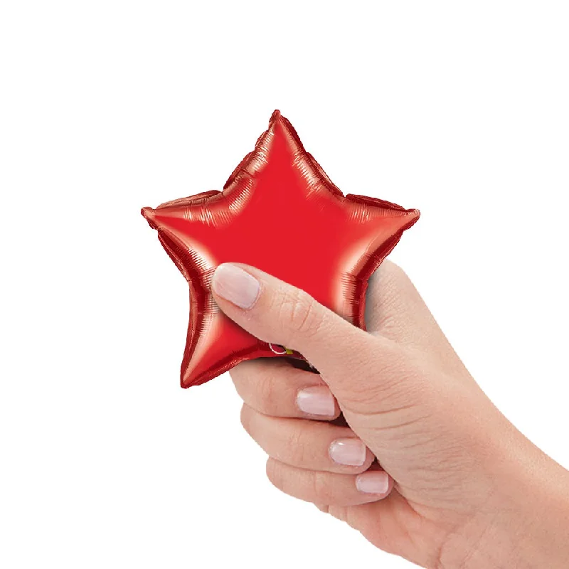 4 inch MINI STAR - RUBY RED (AIR-FILL ONLY)