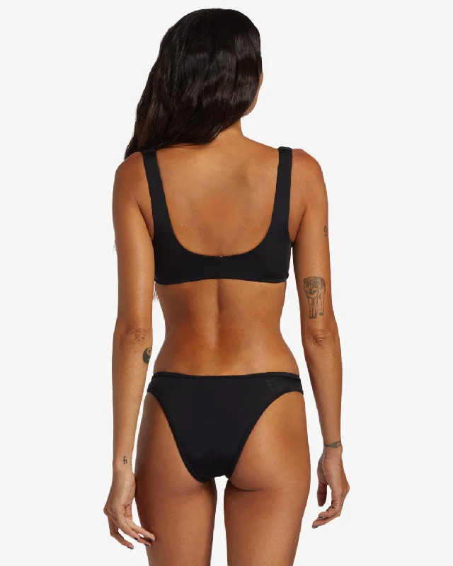 A/Div High Leg Bikini Bottoms - Black