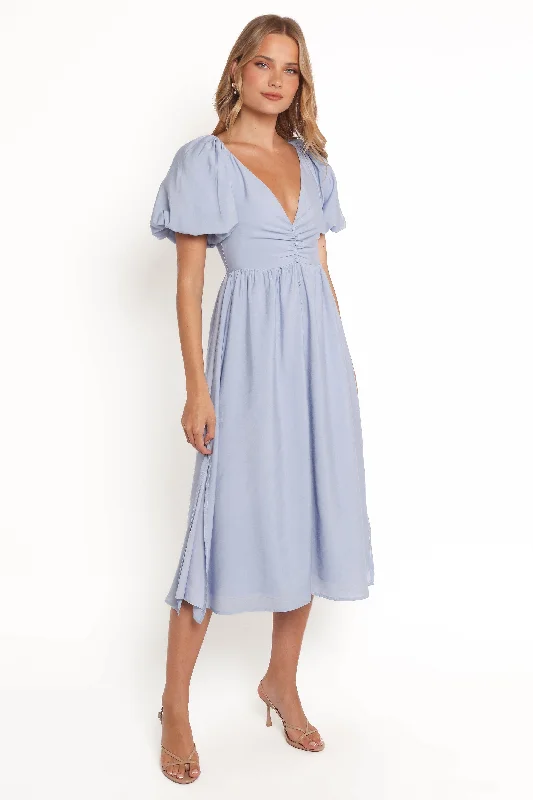 Charley Midi Dress - Blue