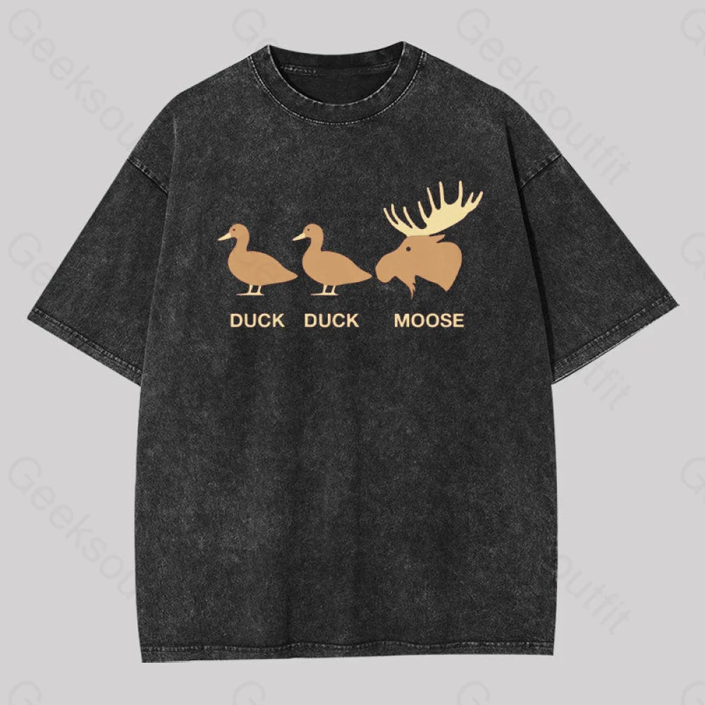 Duck Duck Moose Geek Washed T-shirt