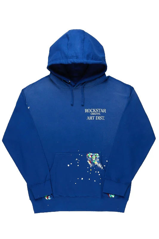 Rockstar Art Dist. Royal Graphic Hoodie