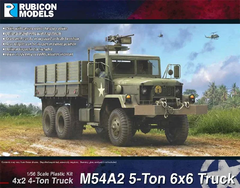 Rubicon 1/56 M54A2 5 Ton 6x6 Truck