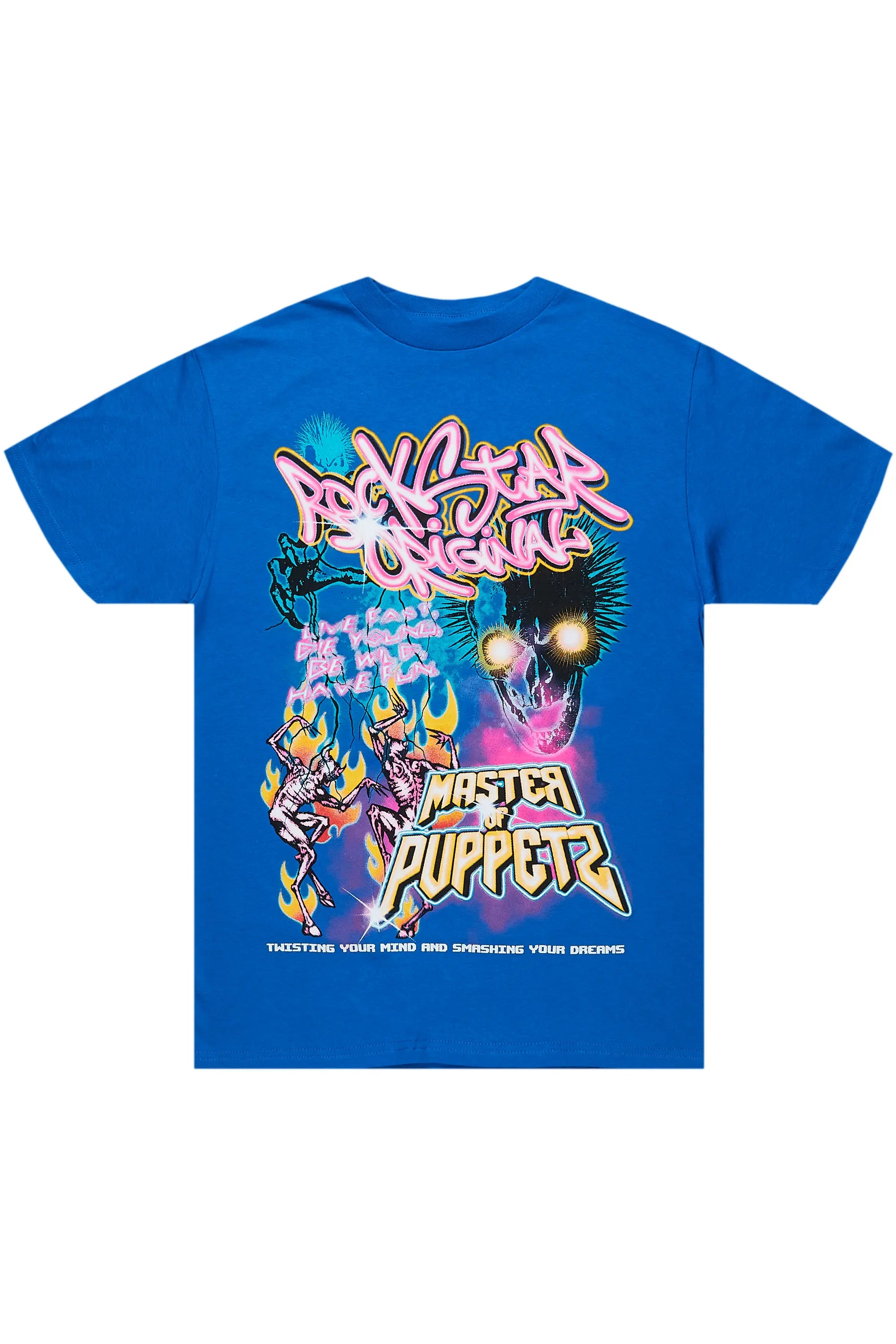 Niko Royal Blue Graphic T-Shirt