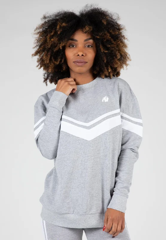 Hailey Oversized Sweatshirt - Gray Melange