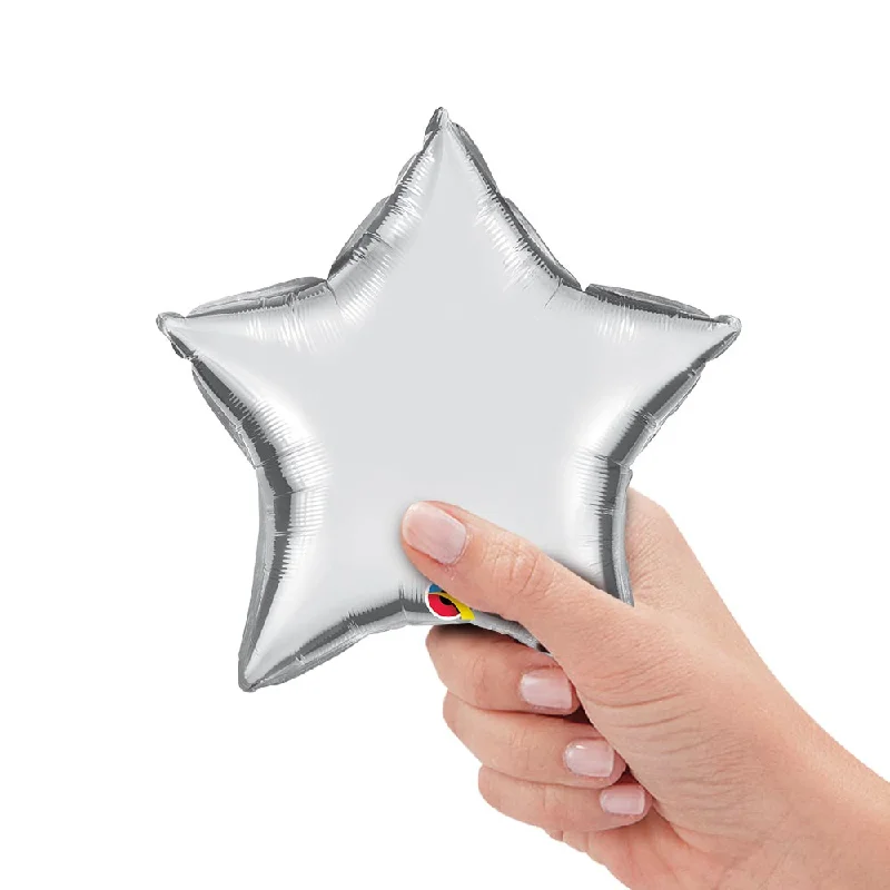 9 inch STAR - SILVER (AIR-FILL ONLY)