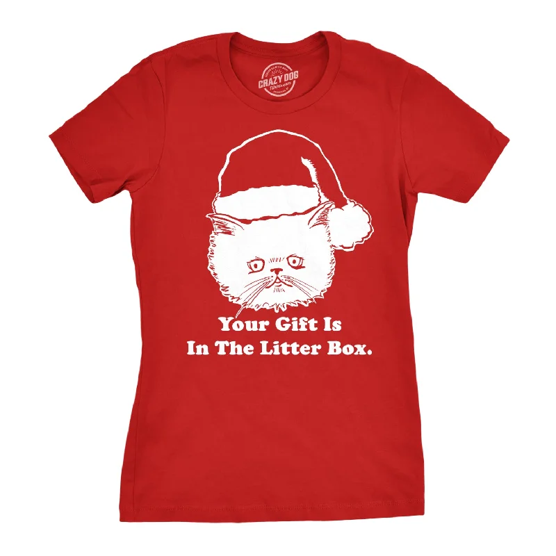 Gift Is In The Litter Box Women's T Shirt