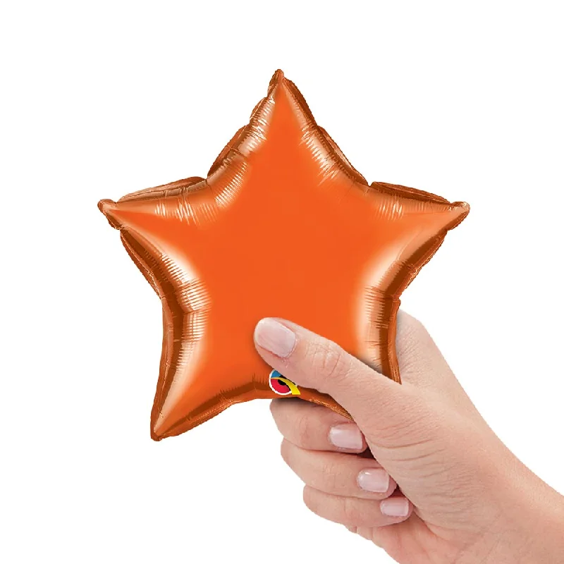 9 inch STAR - ORANGE (AIR-FILL ONLY)