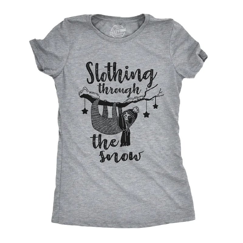 Slothing Through The Snow Women's T Shirt