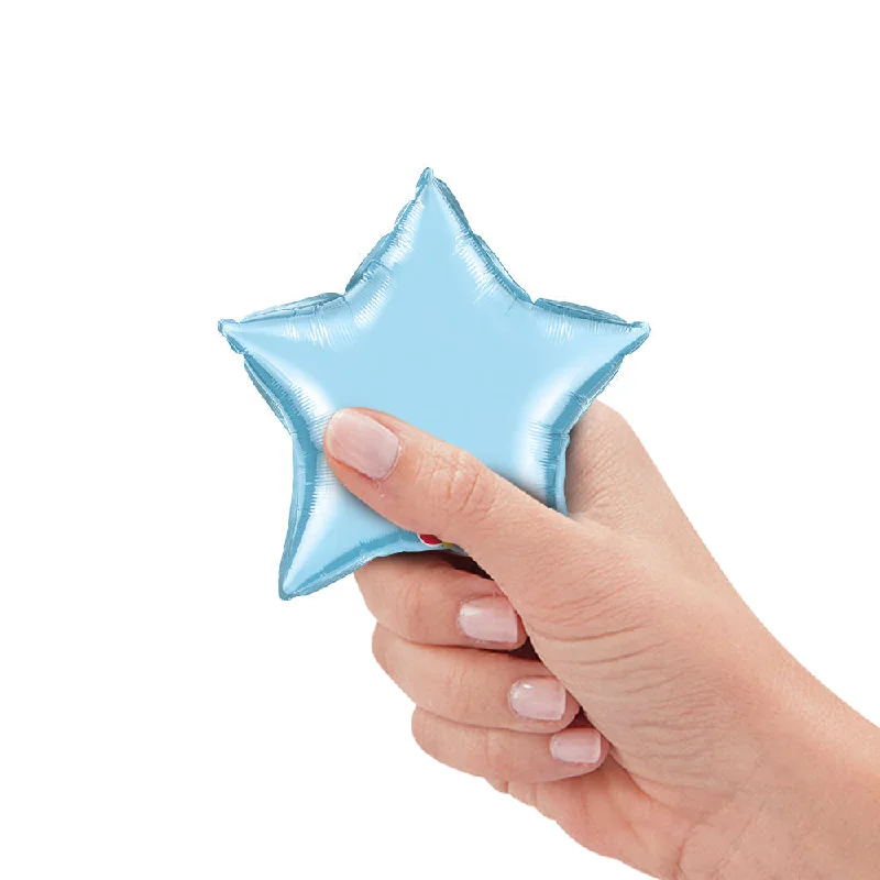 4 inch MINI STAR - PEARL LIGHT BLUE (AIR-FILL ONLY)