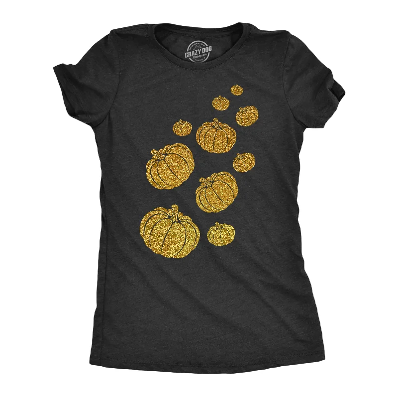 Glitter Pumpkins Women's T Shirt