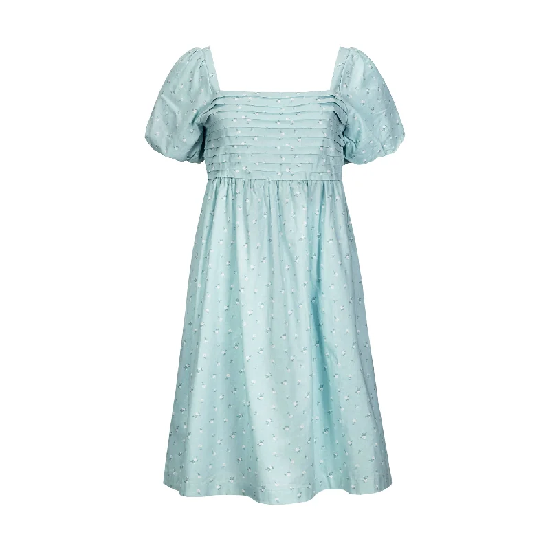 Ruched Linen Dress