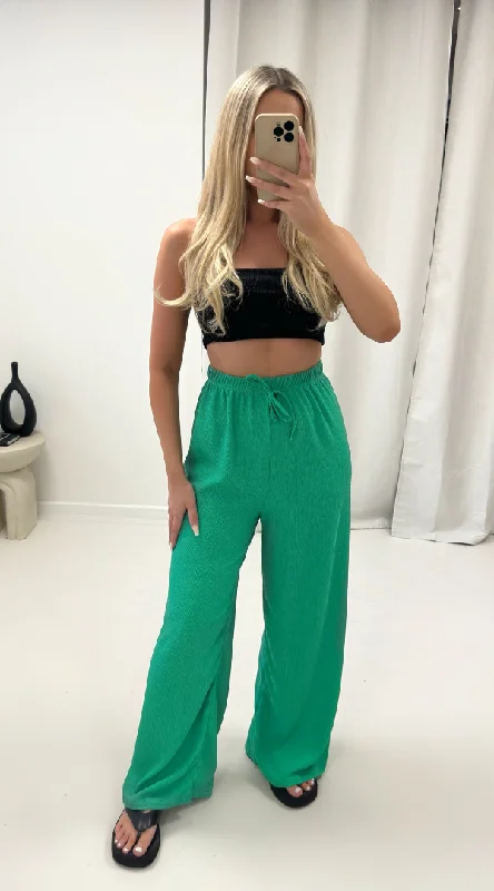 Wide Leg Palazzo Trousers