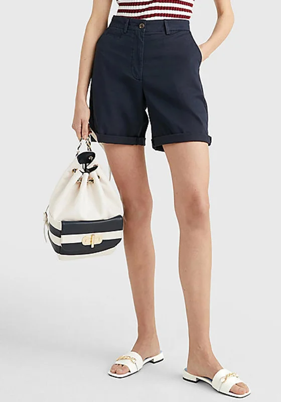 Tommy Hilfiger Womens Chino Shorts, Desert Sky