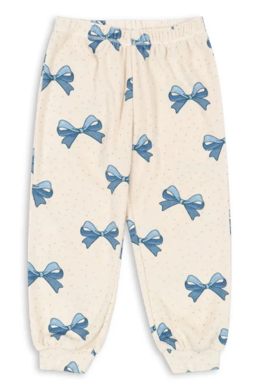 Konges Sløjd - Itty Sweat Pants Gots Ks102599 - Bowie Blue Gold