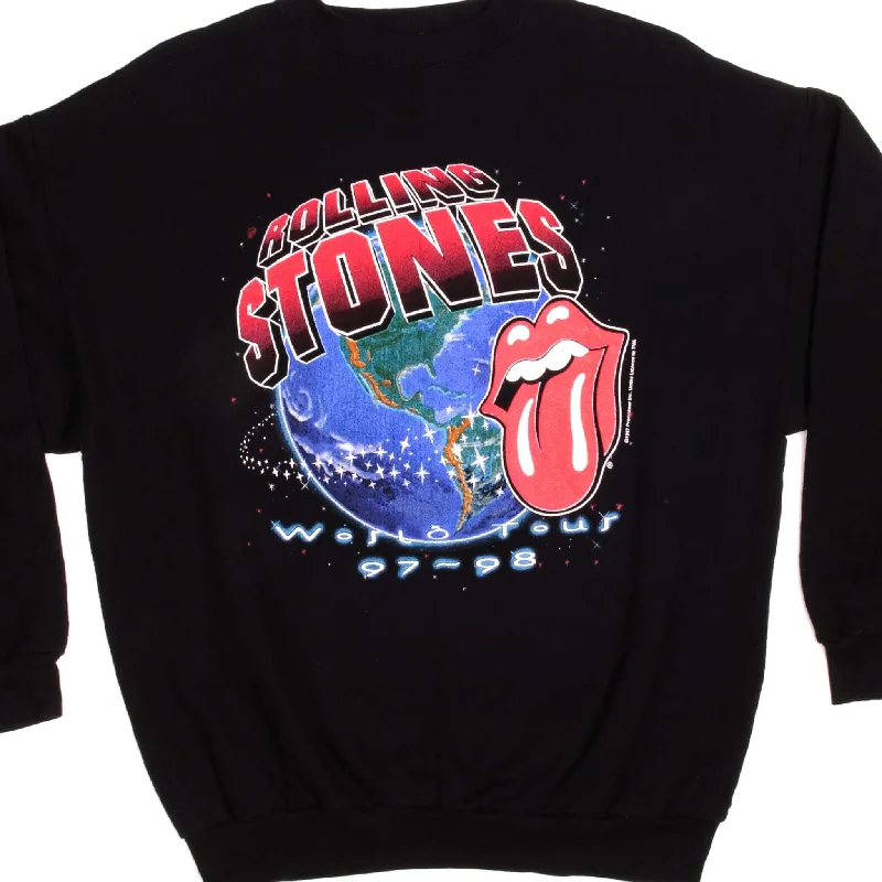 VINTAGE ROLLING STONES WORLD TOUR 97-98 SWEATSHIRT 1997 SIZE XL