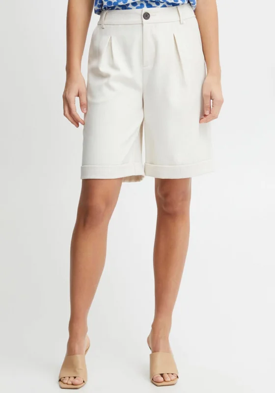 Fransa Milena Casual Shorts, Birch