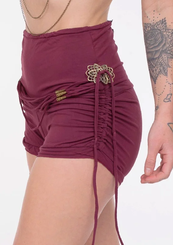 Diamond High Waist Shorts