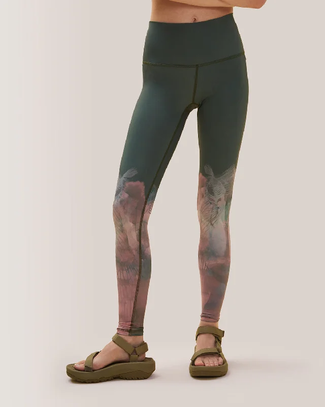 Reversible Ultralight High-Rise Legging - Aurora Borealis