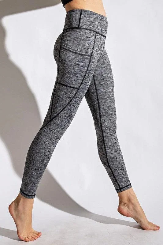 Rae Mode Two Tone Full Length Yoga Leggings