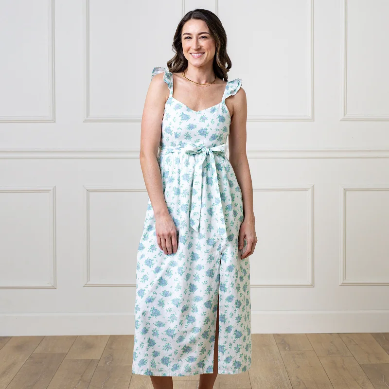 Linen Flutter Party Dress