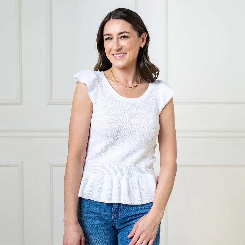 Organic Peplum Sweater Top