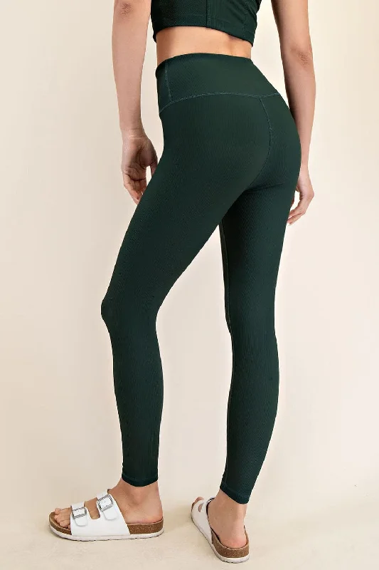 Butter Soft Ribbed Nylon Leggings