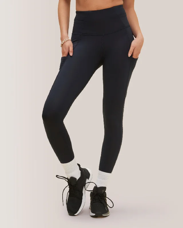 Running Compressive Pockets Legging - Deep Ocean