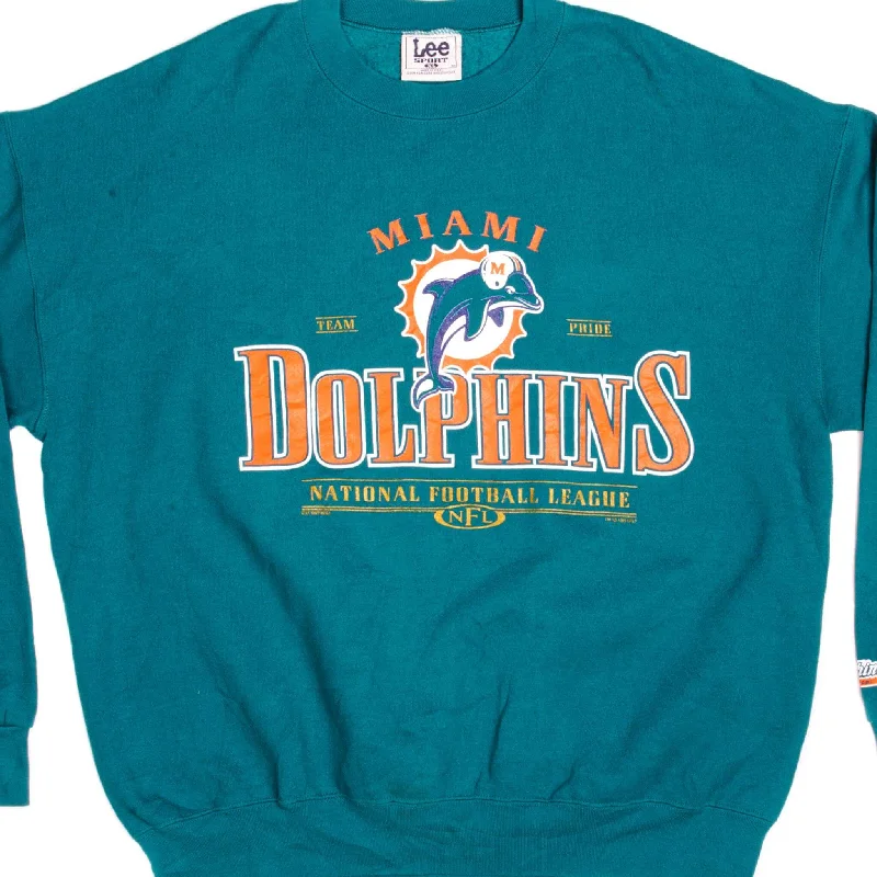 VINTAGE NFL MIAMI DOLPHINS SWEATSHIRT 1989 SIZE XL MADE IN USA