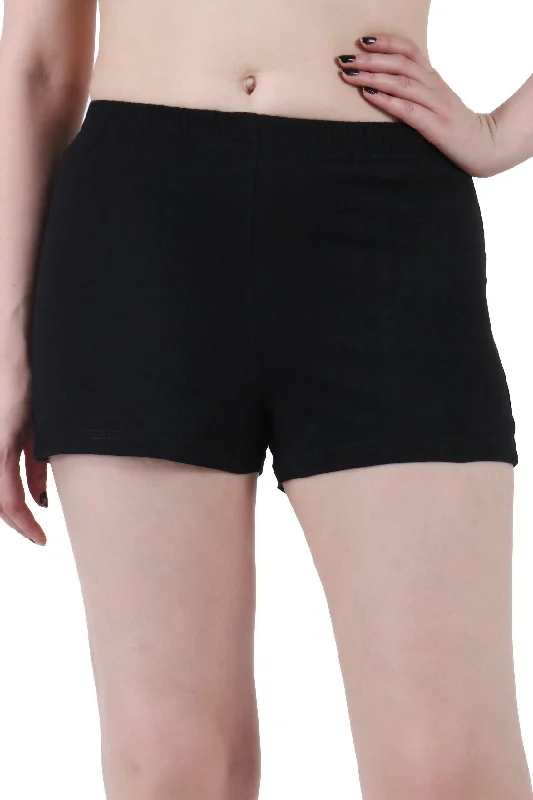 Solid Stretchable Shorts