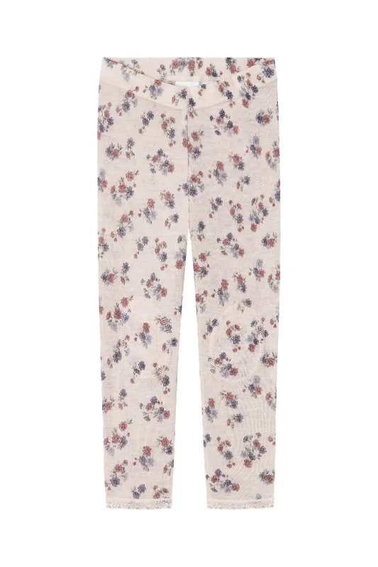 Name It - Nmfwang Wool Needle Legging - 4475082 Lilac Ash Aop